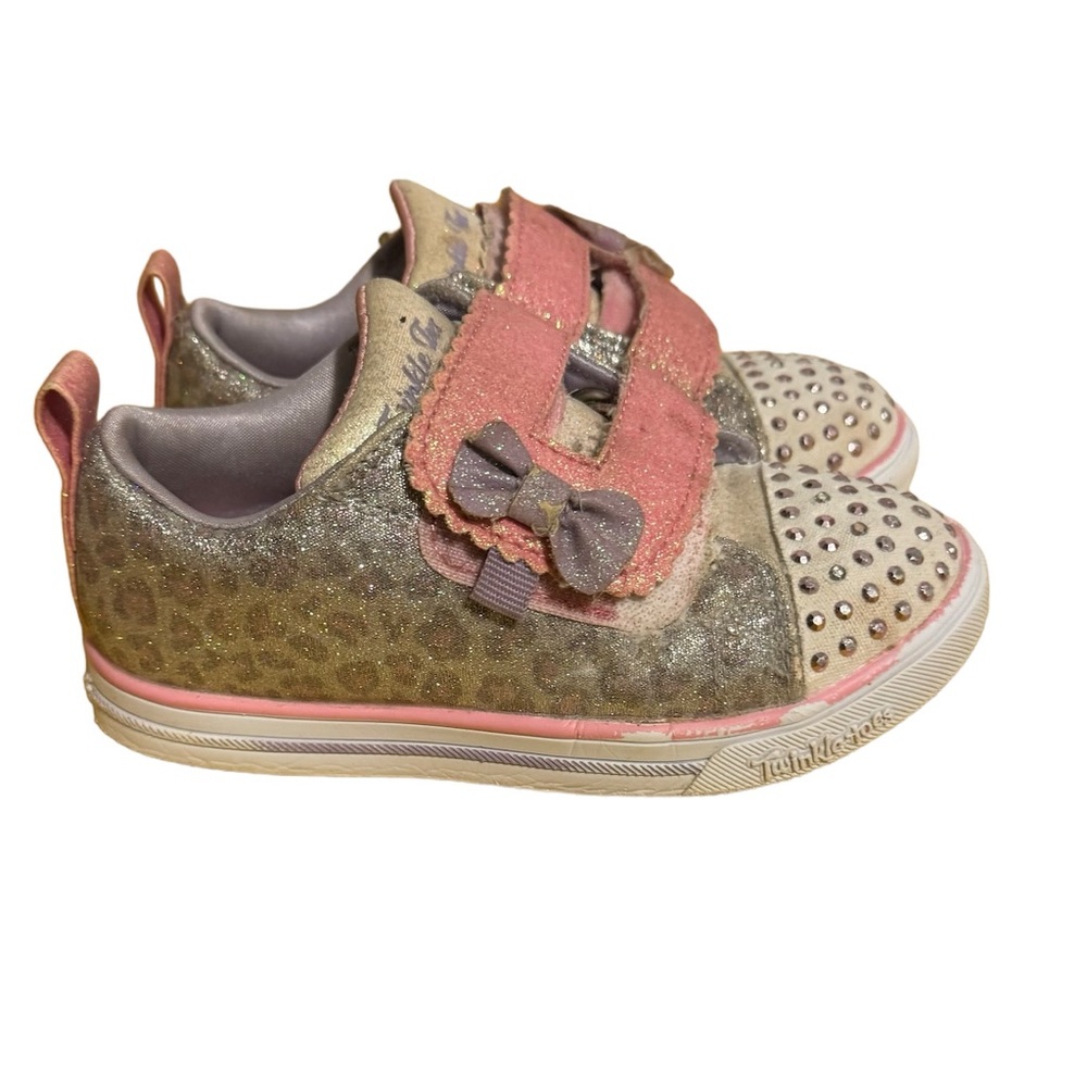 Skechers S Lights Mini Leopards Light-Up Sneaker